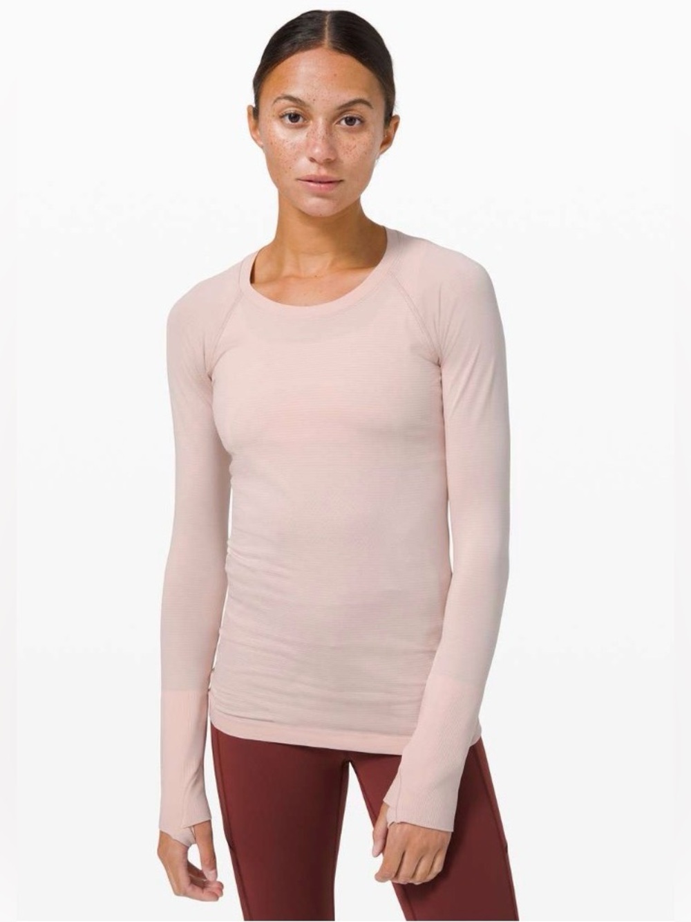 Lululemon✨Swiftly Tech Long Sleeve 2.0✨Feather Pink